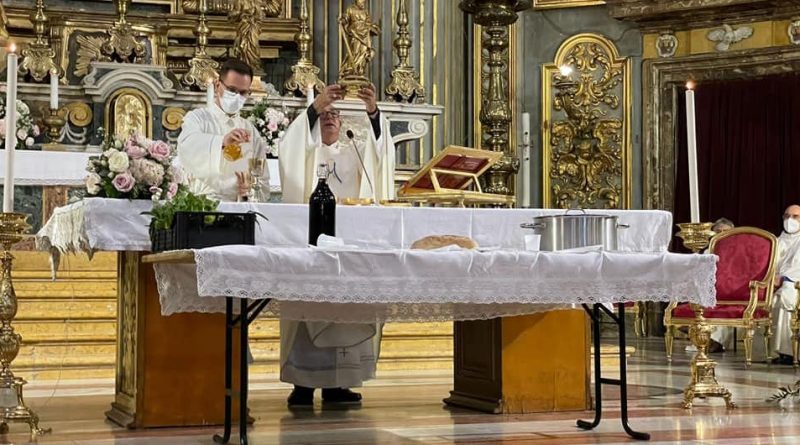 Cardinale Angelo De Donatis a Sant'Ignazio