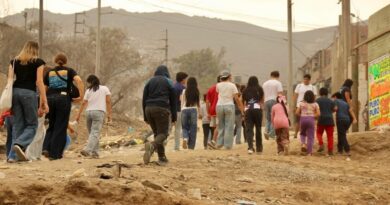 Escursione con bambini campo volontariato Cvx in Perù 2026