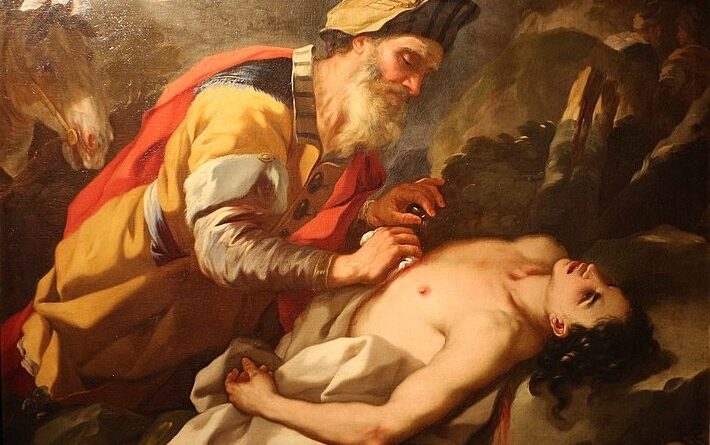 Vangelo del Buon Samaritano | Dipinto di Nicola Malinconico 1703 Palazzo Pretorio Prato