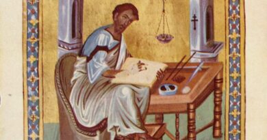 L'evangelista Luca, autore anche degli Atti degli Apostoli, in un manoscritto bizantino del X secolo